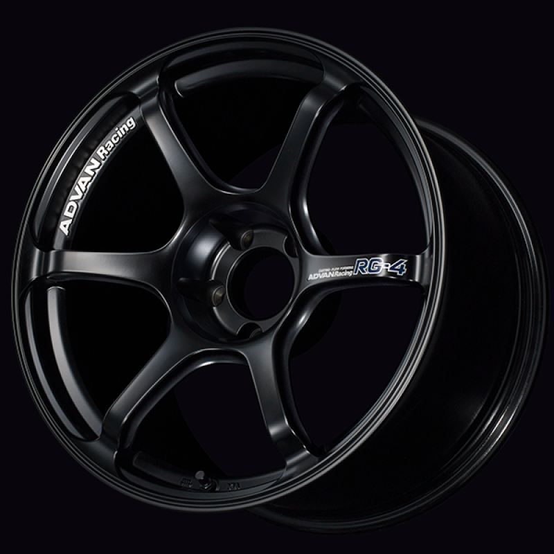 Advan RG-4 17x7.5 / +48 Offset / 5x112 / 66.5mm Bore / Semi Gloss Black
