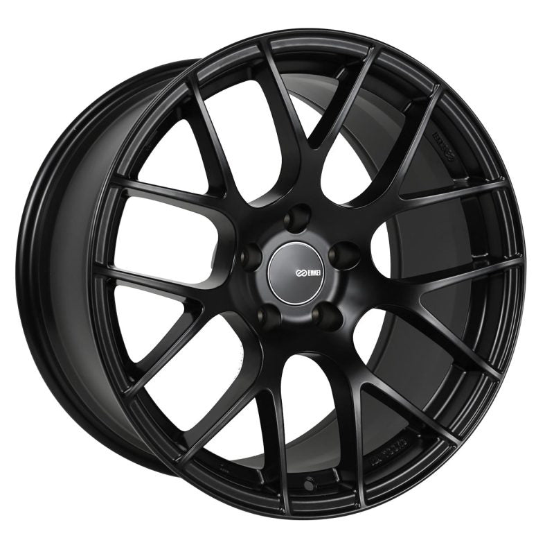Enkei Raijin 18x8.5 38mm Offset 5x114.3 Bolt Pattern 72.6 Bore Diameter Black Wheel MOQ 40