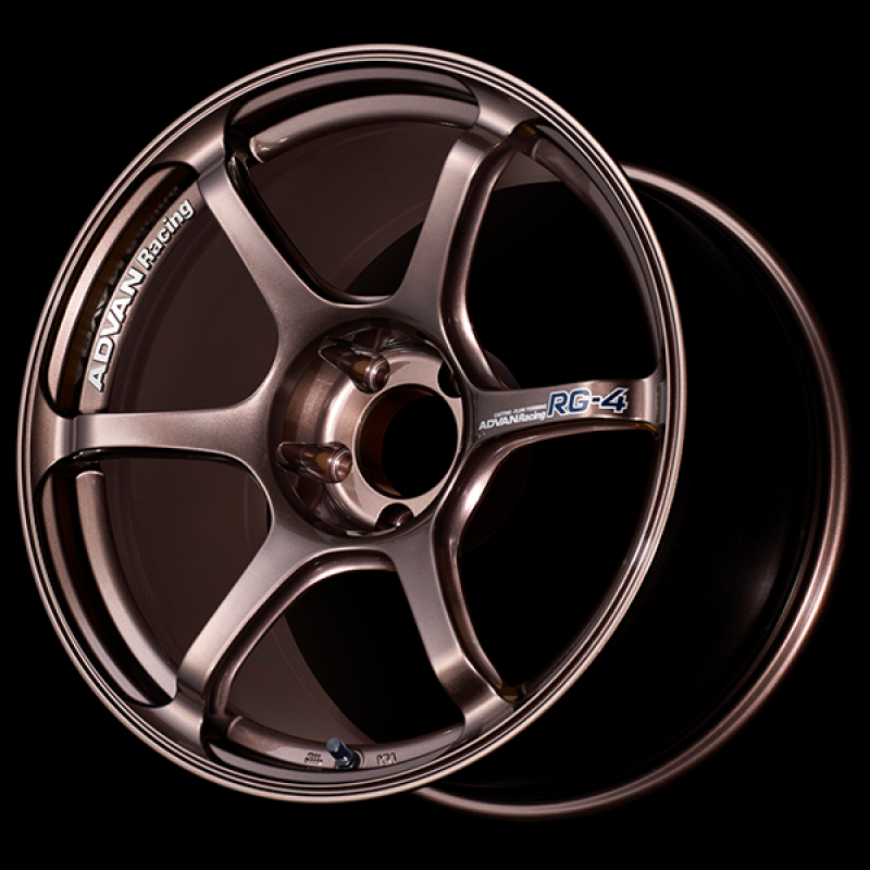 Advan RG-4 17x7.0 / +42 Offset / 4x100 / 63mm Bore / Racing Copper Bronze