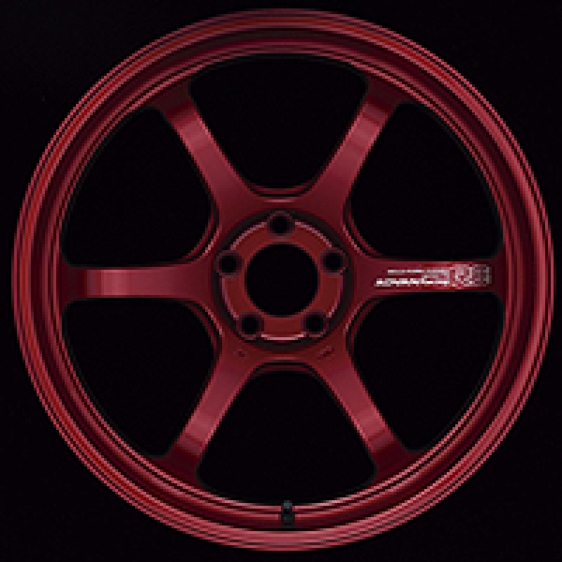 Advan R6 20x8.5 +38mm 5x114.3 Racing Candy Red Wheel