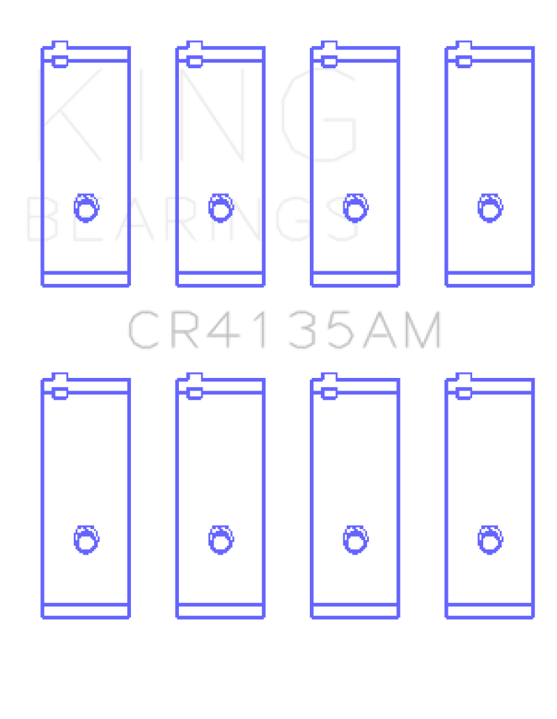 King Engine Bearings 85-01 Toyota 5SFE L4 DOHC 16 Valves (Size +1.0) Rod Bearing Set