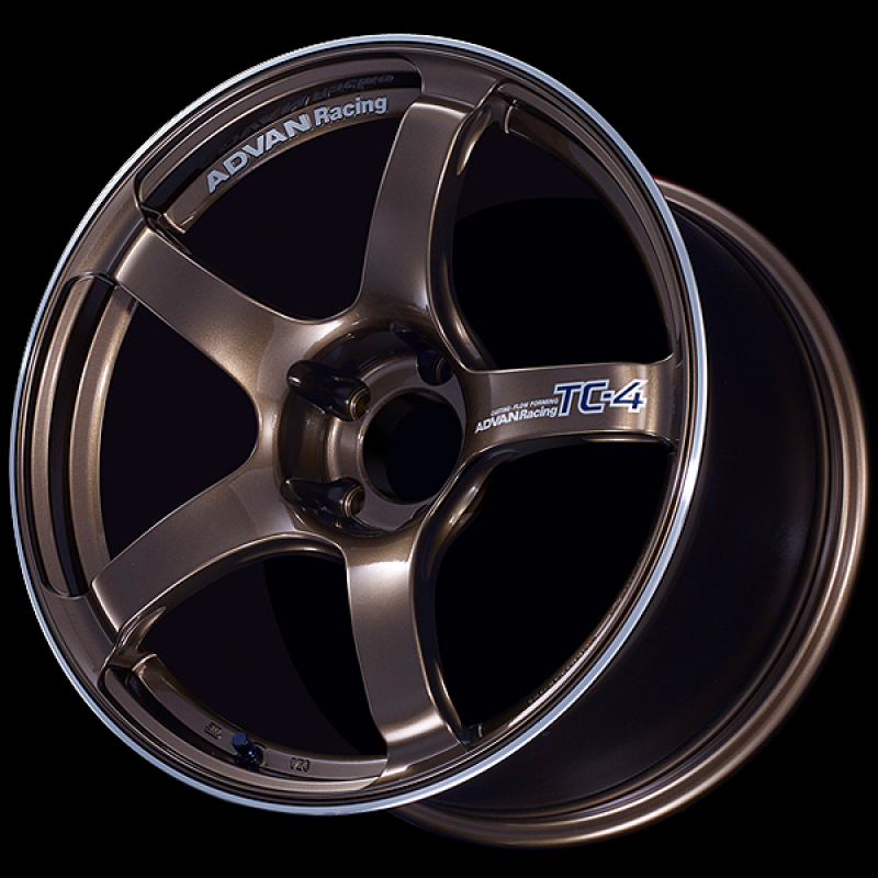 Advan TC4 18x7.5 / +48 Offset / 5x114.3 / 73mm Bore / Umber Bronze Metallic and Ring