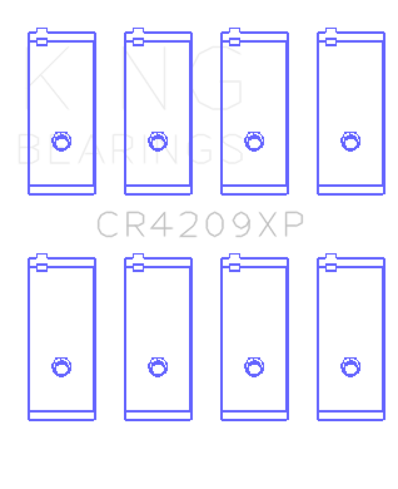 King Engine Bearings Toyota 3SGTE (Size 0.25mm) Performance Rod Bearing Set