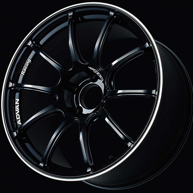 Advan RZII 17x7.5 +38 4x100 Racing Gloss Black Wheel