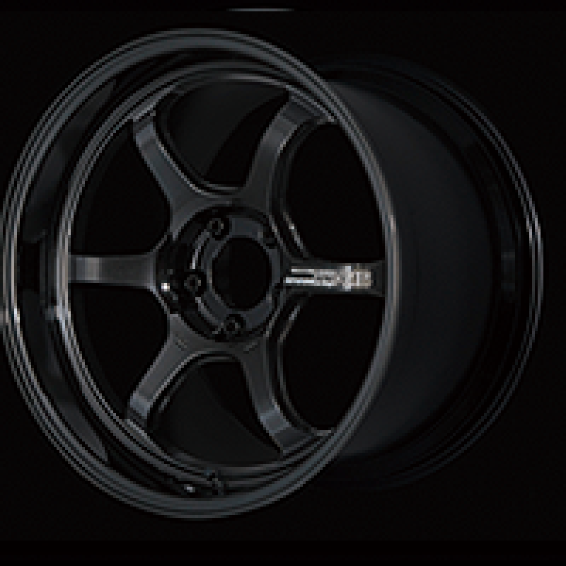 Advan R6 18x7.5 +44 5x112 Racing Titanium Black Wheel