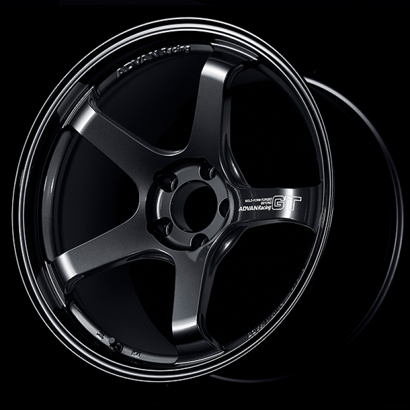 Advan GT Beyond 19x8.5 +45 5x114.3 Racing Titanium Black Wheel
