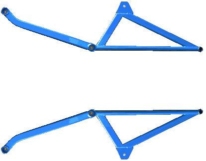 Cusco Power Brace Rear Member Rear CZ4A Evo 10 (must modify Heat Shield)