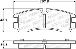 StopTech Street Select Brake Pads - Rear