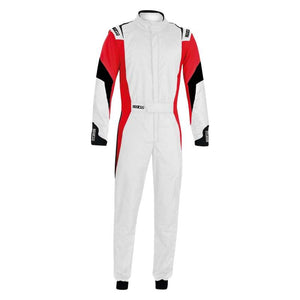 Sparco Suit Competition (Boot Cuff) 64 White/Red