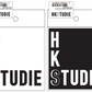 HKS HKSTUDIE Sticker SQ - White