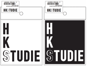 HKS HKSTUDIE Sticker SQ - White