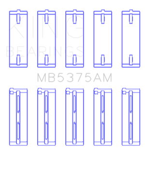 King Engine Bearings Toyota 2ZZGE Crankshaft Main Bearing Set