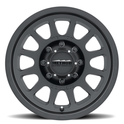 Method MR703 Bead Grip 18x9 12mm Offset 8x180 130.81mm CB - Matte Black
