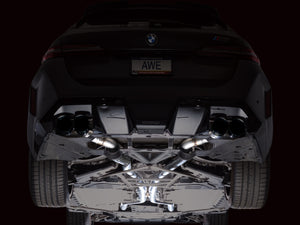 AWE Tuning BMW G90/G99 M5 Track Edition Cat-Back Exhaust - Diamond Black Tips
