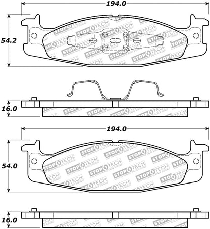 StopTech Street Select Brake Pads