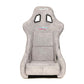 NRG FRP Bucket Seat ULTRA Edition - Large (Grey Alcantara/Pearlized Back)