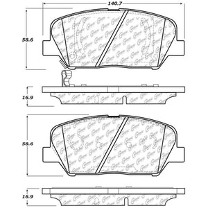 StopTech 11-15 Kia Optima Street Touring Front Brake Pads