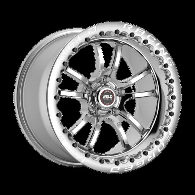 Weld S70 RT-S 17x11in / 5x120.65 BP / 7.7in. BS - Polished Center - Polished Shell Wheel