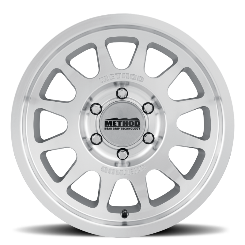 Method MR703 Bead Grip 20x9 0mm Offset 6x135 87mm CB - Machined Clear Coat
