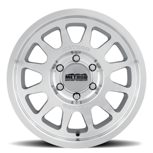 Method MR703 Bead Grip 20x9 0mm Offset 6x5.5 106.25mm CB - Machined Clear Coat