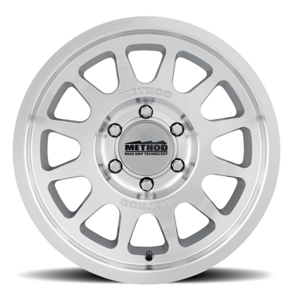 Method MR703 Bead Grip 20x9 0mm Offset 6x5.5 106.25mm CB - Machined Clear Coat