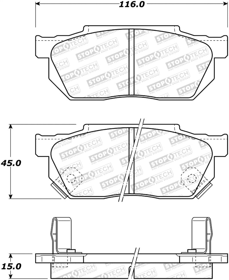 StopTech Street Brake Pads