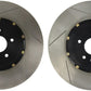 StopTech 03-06 Dodge Viper AeroRotor Direct Replacement 2-piece Drilled Front Rotors (Pair)