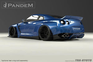 GReddy 09+ Nissan GT-R R35 Pandem Rear Side Diffuser Dry Carbon (Special Order)
