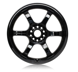 Gram Lights 57DR 17x9.0 +38 5-100 Glossy Black Wheel