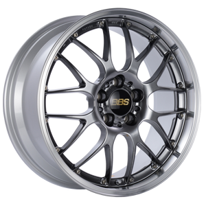 BBS RS-GT 20x8.5 5x114.3 ET38 Diamond Black Center Diamond Cut Lip Wheel -82mm PFS/Clip Required