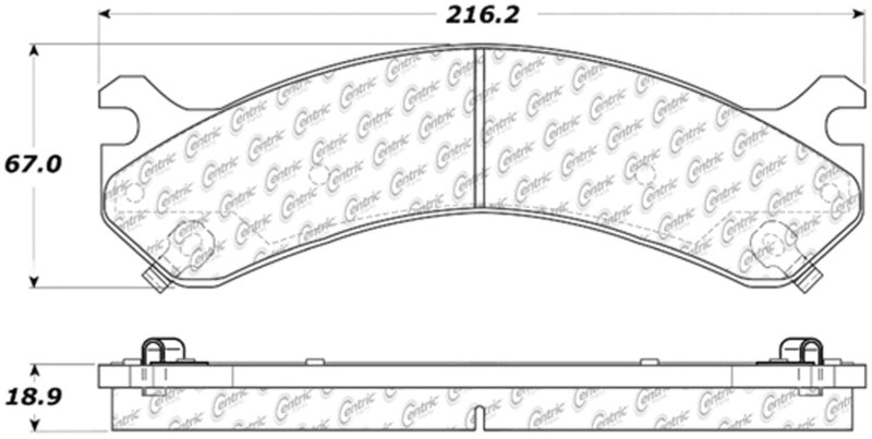 StopTech 01-10 Chevrolet Silverado 3500 / GMC Sierra 3500 Rear Truck & SUV Brake Pad