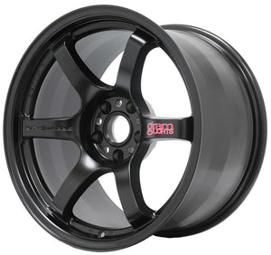 Gram Lights 57DR 17x9.0 +22 5x114.3 Semi Gloss Black Wheel