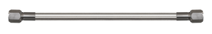 Goodridge 14in Universal Oil Line Assembly w/Clear Fittings