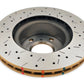 DBA 8/93-7/98 Nissan R33 GTST Front Drilled & Slotted 4000 Series Rotor