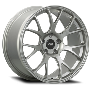 Konig Forged F1M 19X11 5X120 ET44 Ash Silver Knurled Bead