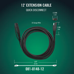 Battery Tender® 12ft SAE Quick Disconnect Extension Cable