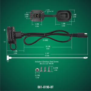 Battery Tender® Quick Disconnect Cable Mount