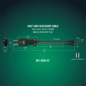 PowerPlus 36V E-Z-GO Crow Foot Plug