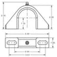 Hotchkis Chevelle/GTO 1-3/8in Bushing-Bracket Replacement Kit (for Front Sway Bar Brackets)