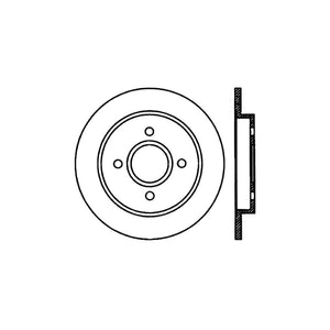 StopTech 01-07 Ford Focus Cryo-Stop Premium Rotor