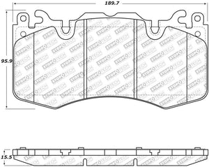 StopTech 12-17 Land Rover Range Rover Street Select Front Brake Pads