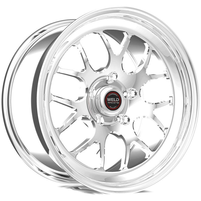 Weld S77 18x10 / 5x4.75 BP / 7.1in. BS Polished Wheel (High Pad) - Non-Beadlock