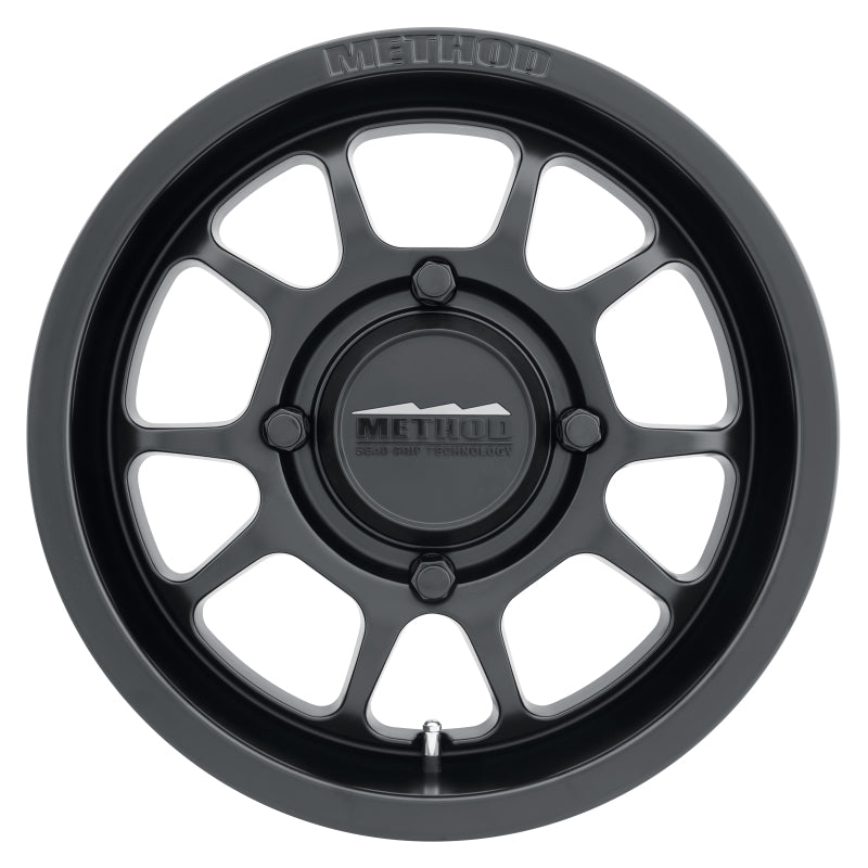 Method MR409 Bead Grip 15x7 / 5+2/38mm Offset / 4x156 / 132mm CB Matte Black Wheel