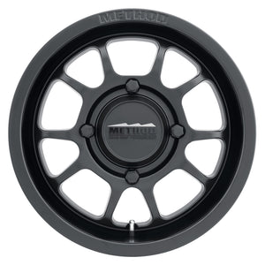 Method MR409 Bead Grip 15x7 / 5+2/38mm Offset / 4x136 / 106.25mm CB Matte Black Wheel