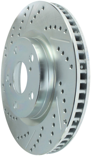 StopTech Select Sport 11-16 Toyota Avalon/ 11-17 Camry SportStop Slotted & Drilled Right Front Rotor