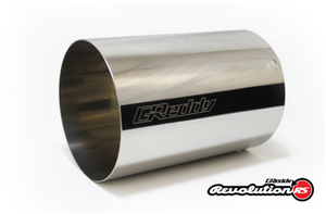 GReddy Universal 3in Revolution RS Muffler SS Tip - 115mm Dia / 185mm Length