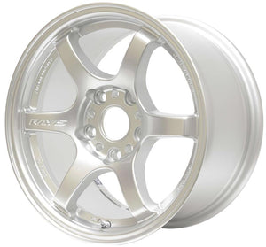Gram Lights 57DR 15x8.0 +35 5x114.3 Sunlight Silver Wheel