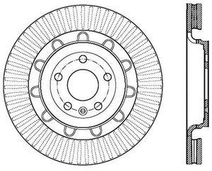 StopTech 2013-2016 Ford Taurus SHO Front Right Slotted Rotor