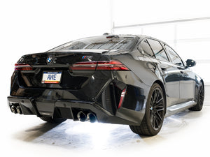 AWE Tuning BMW G90/G99 M5 Track Edition Cat-Back Exhaust - Chrome Silver Tips