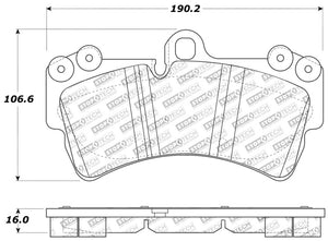 StopTech Performance Porsche Brake Pads